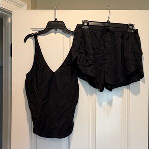 Victoria's Secret Black Elastic Waist Shorts